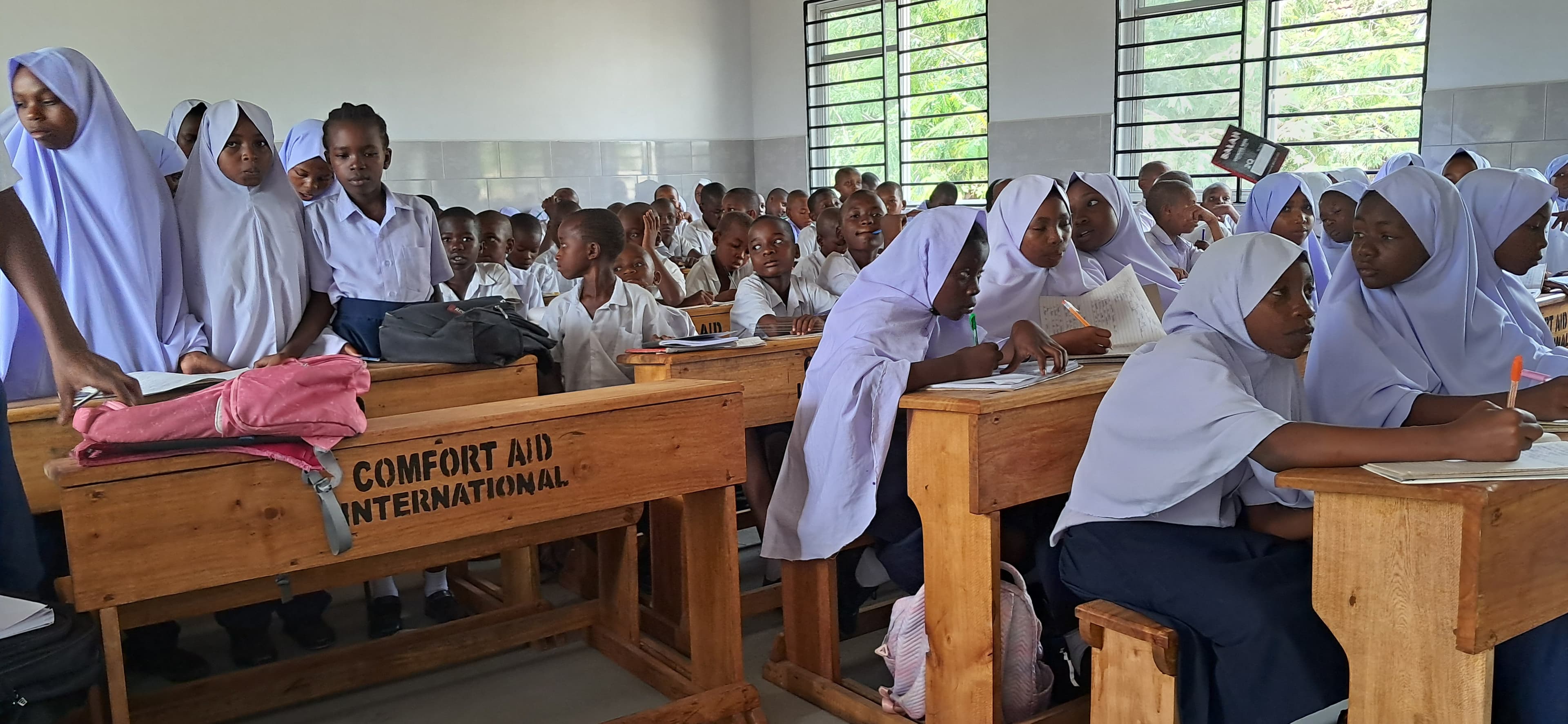 School desks distributed through Nyota Foundation