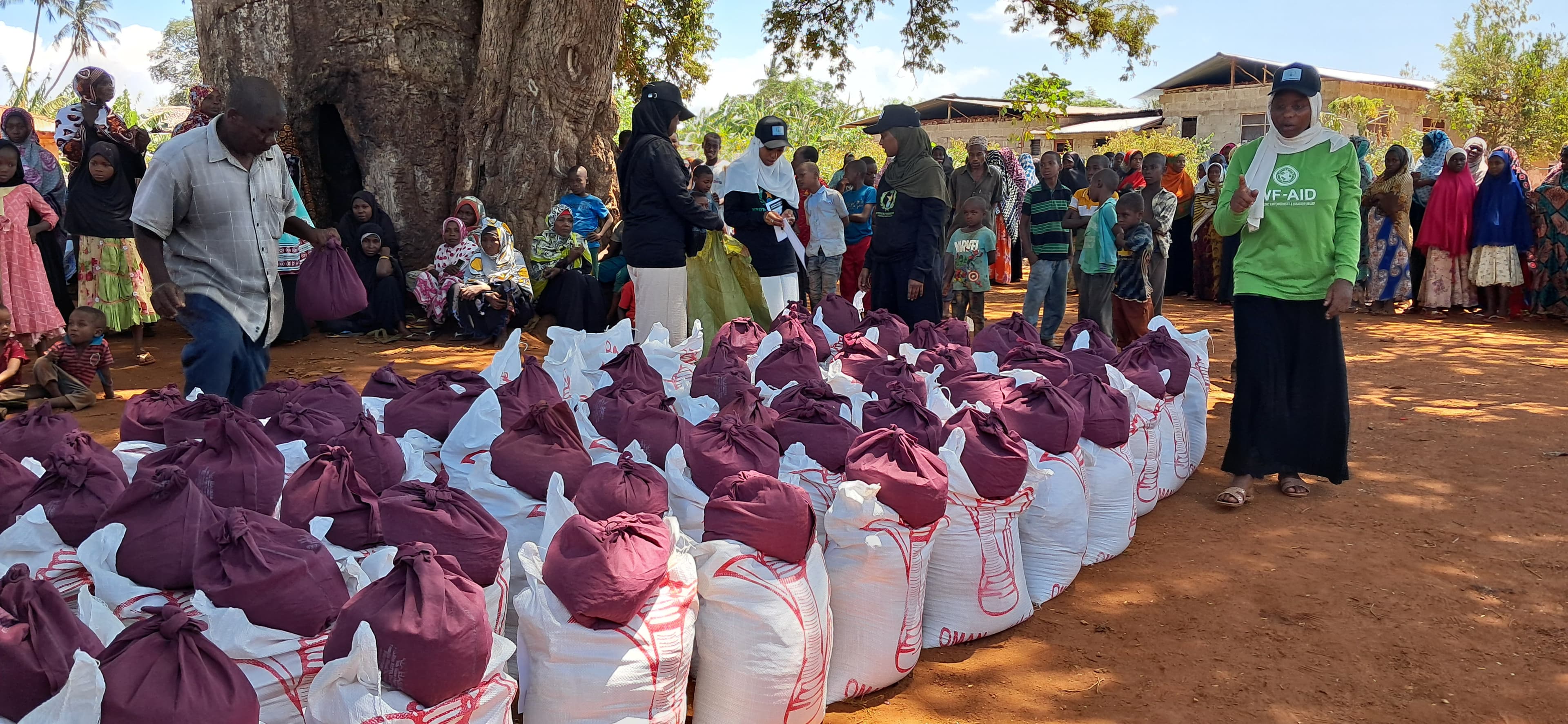 Food Relief programme work in Tanzania
