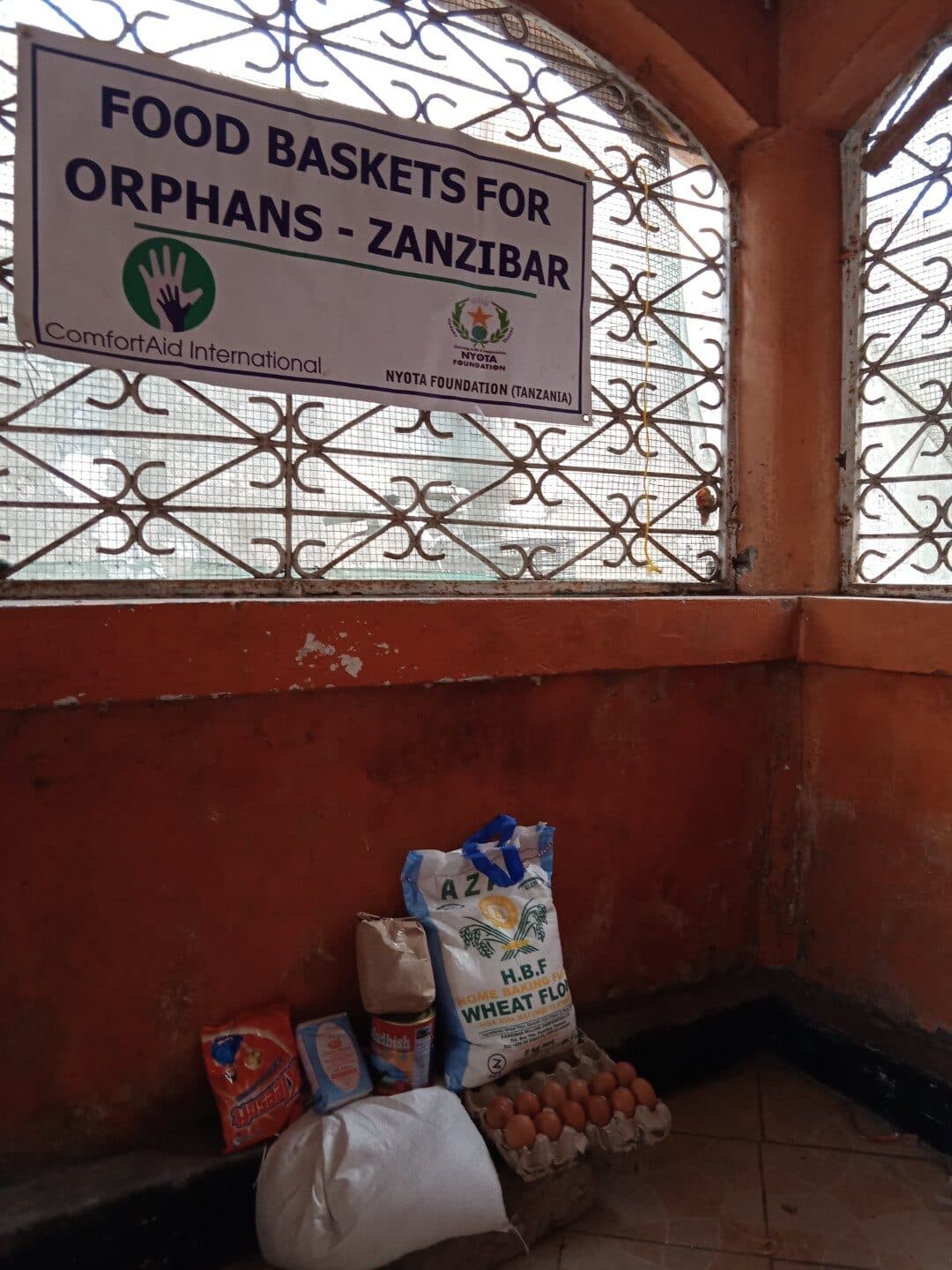 Food relief supplies documented by Nyota Foundation