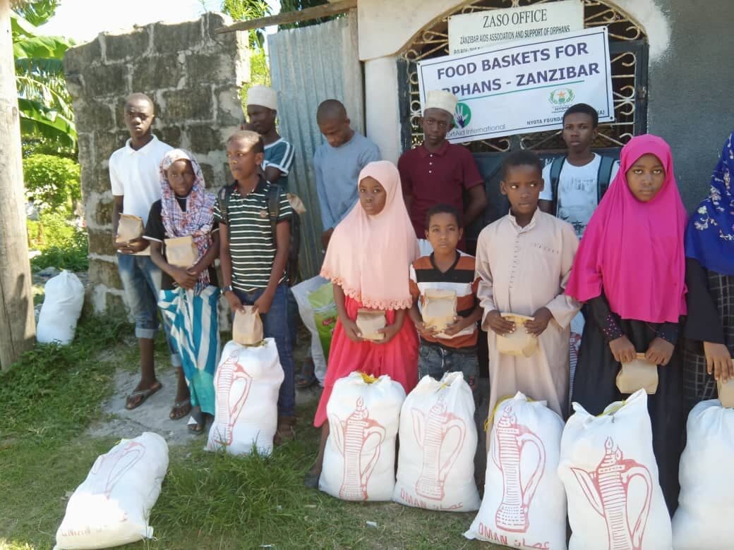 Food support prepared through Nyota Foundation